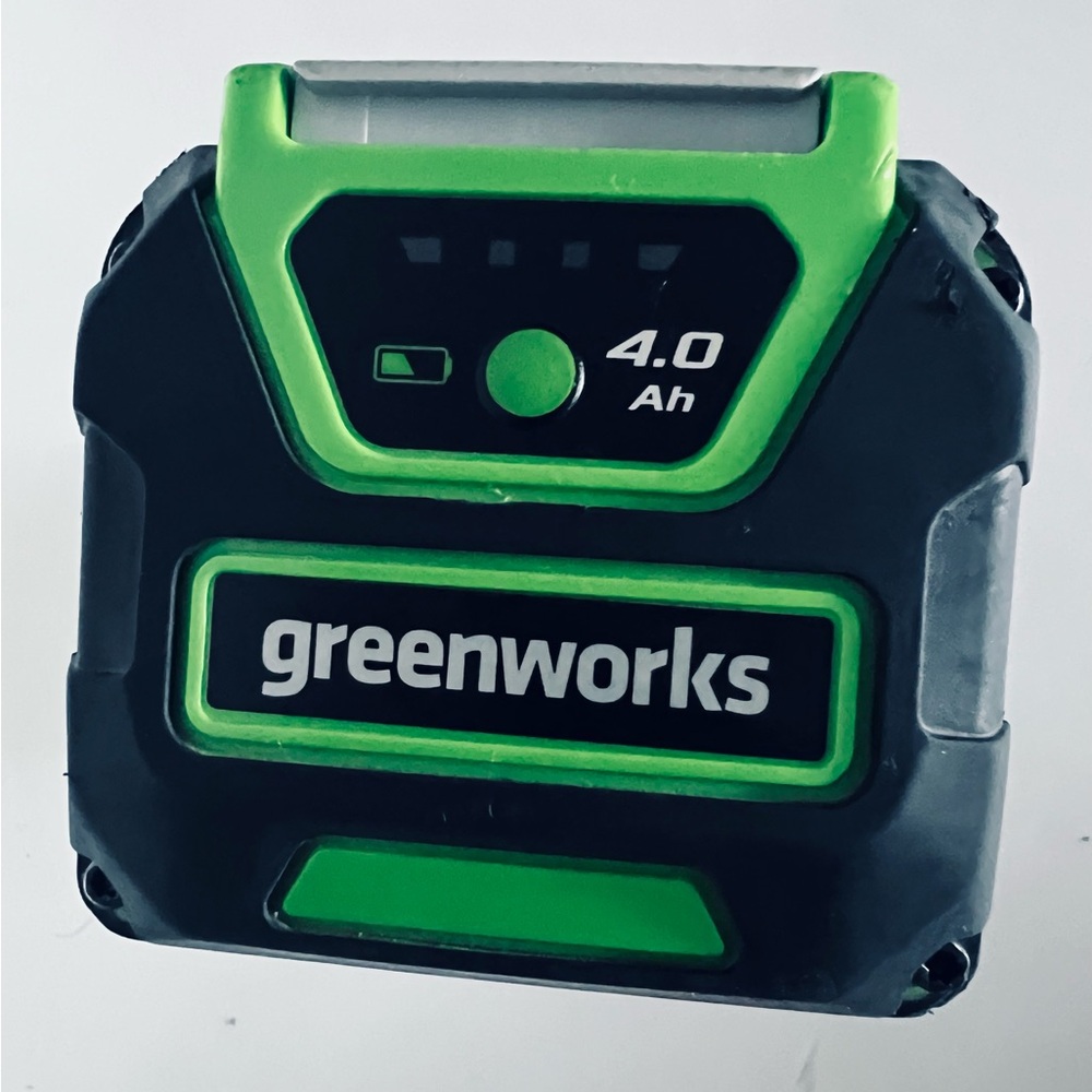 Greenworks 4.0Ah Rechargeable Battery Pack - Green/Black